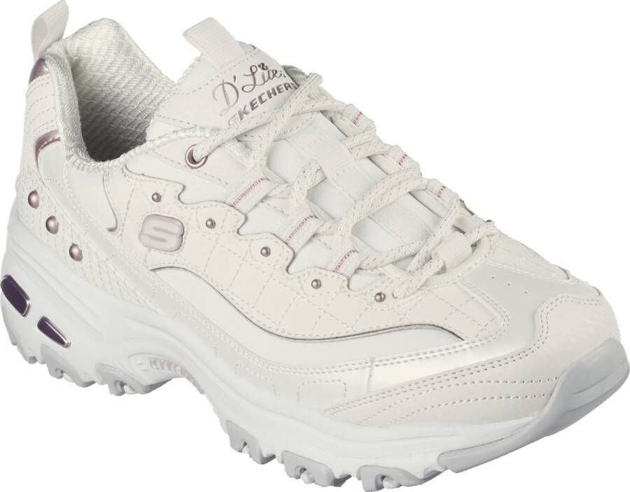 Skechers D'LITES LADIES NIGHT dames sneakers Wit