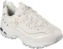 Skechers D'LITES LADIES NIGHT dames sneakers Wit - Thumbnail 7