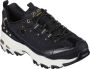 Skechers D'Lites-Ladies Night Dames Sneakers Zwart Goud - Thumbnail 6