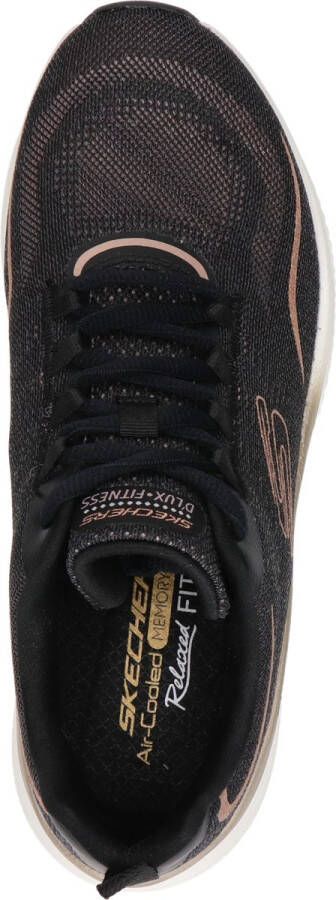 Skechers D'LUX FITNESS-PURE GLAM dames sneakers Bruin