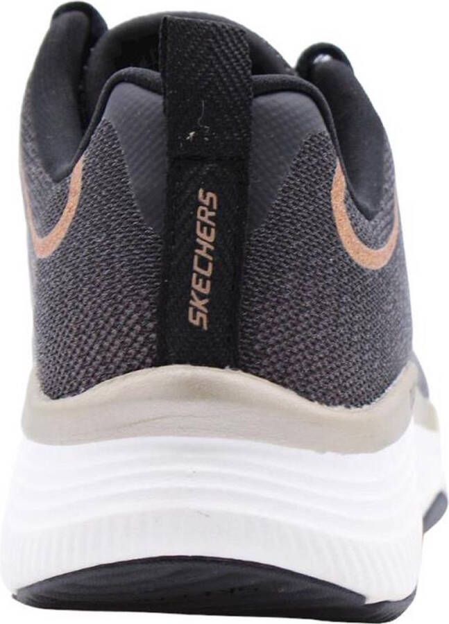 Skechers D'LUX FITNESS-PURE GLAM dames sneakers Bruin