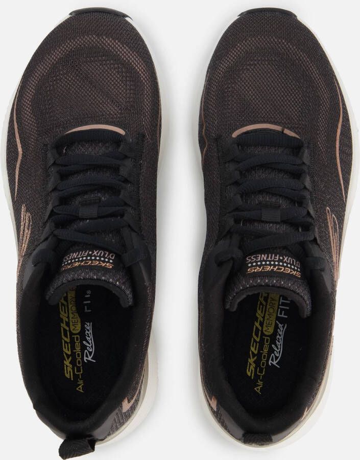 Skechers D'LUX FITNESS-PURE GLAM dames sneakers Bruin
