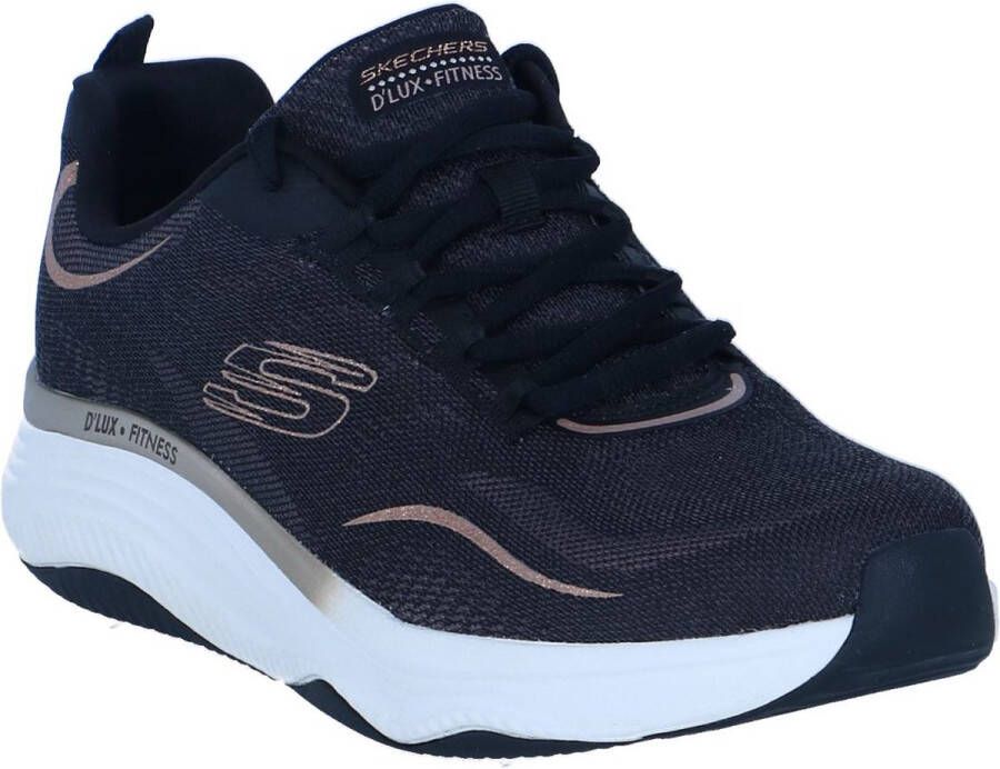 Skechers D'LUX FITNESS-PURE GLAM dames sneakers Bruin