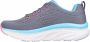 Skechers D'Lux Walker Fresh Finesse 149368-GMLT Vrouwen Grijs Sneakers Sportschoenen - Thumbnail 5