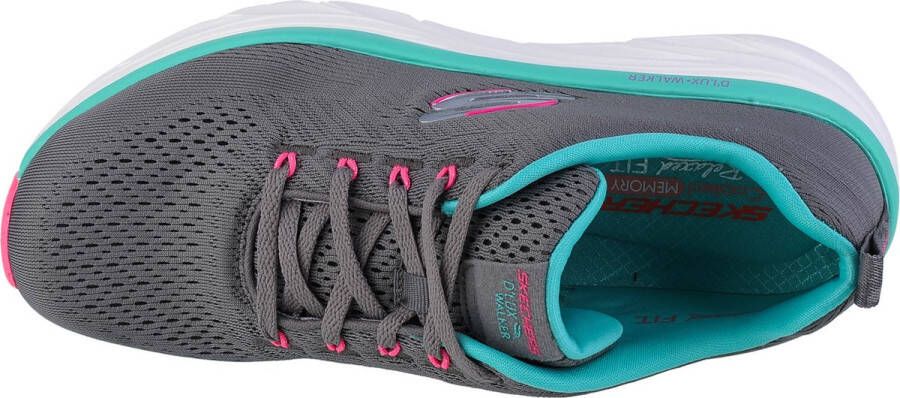 Skechers D'Lux Walker Fresh Finesse 149368-GMLT Vrouwen Grijs Sneakers Sportschoenen - Foto 6