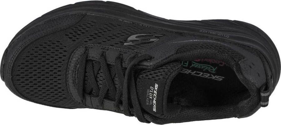 Skechers D'Lux Walker-Infinite Motion 149023-BBK Vrouwen Zwart sneakers