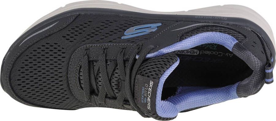 Skechers D'Lux Walker-Infinite Motion 149023-CCLV Vrouwen Grijs Sneakers Sportschoenen
