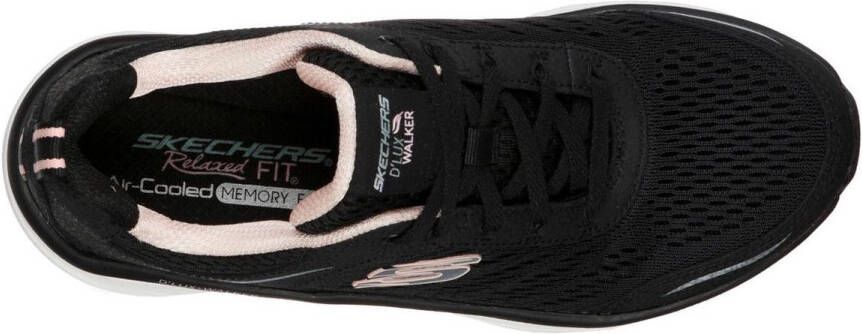 Skechers D'lux Walker Infinite Motion Sneakers Vrouwen zwart roze