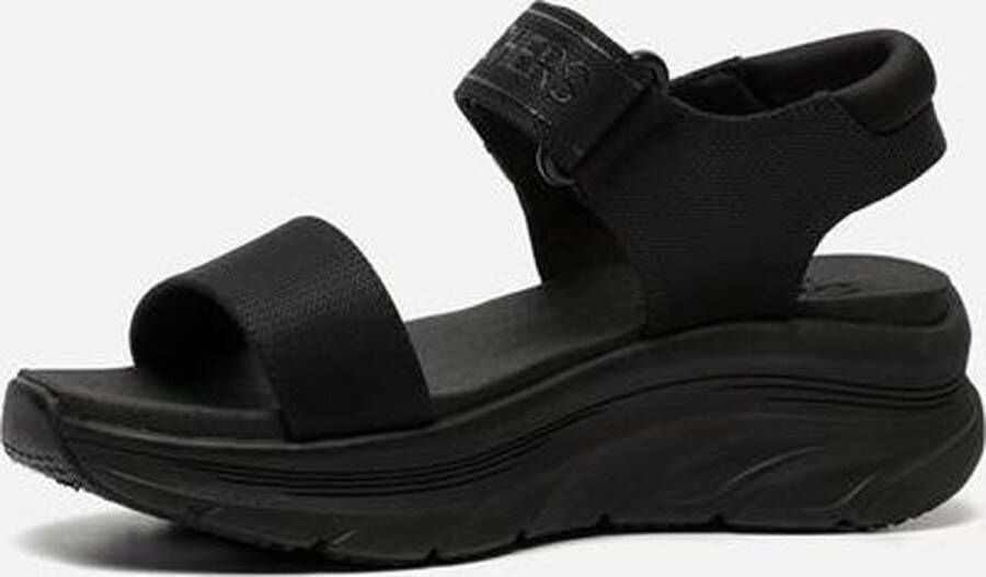 Skechers D'Lux Walker New Block sandalen zwart