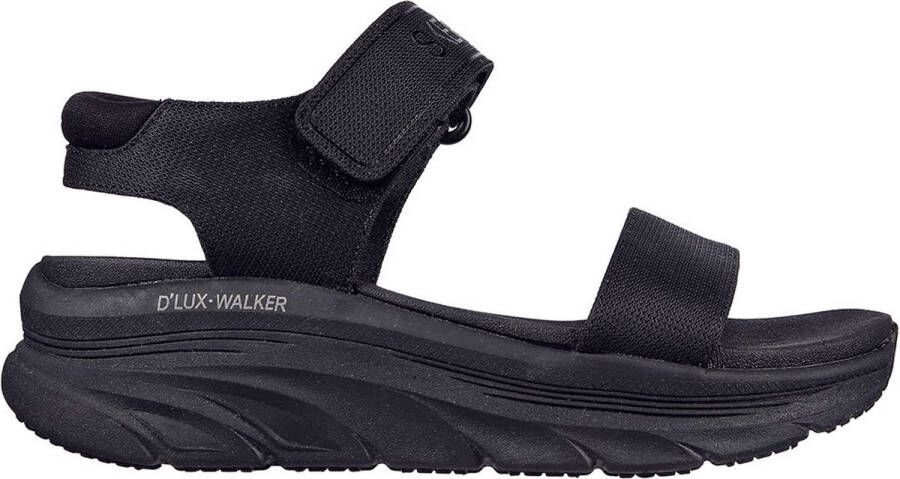 Skechers D'Lux Walker New Block sandalen zwart