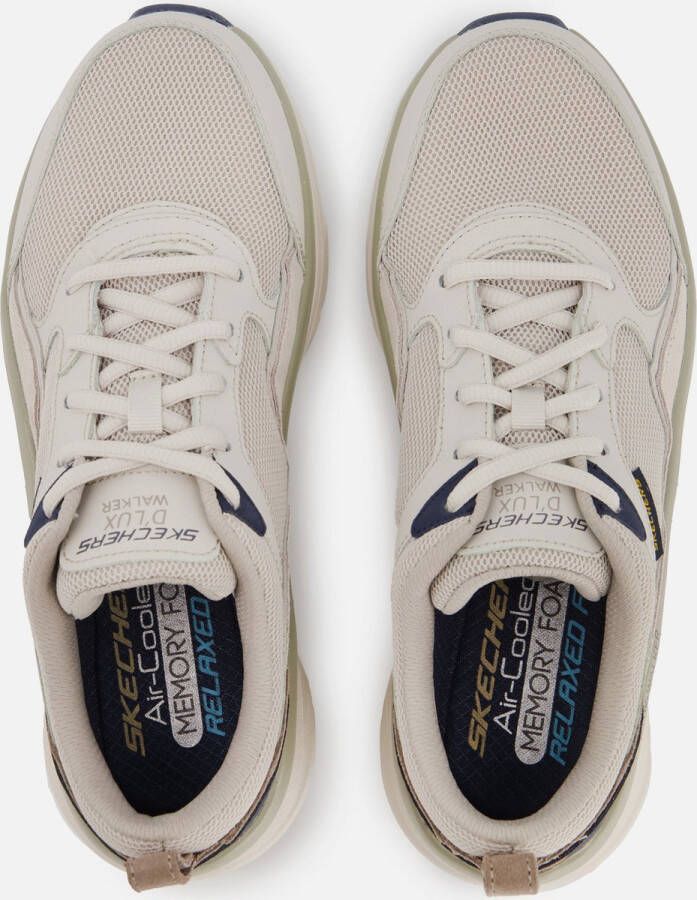 Skechers D´lux Walker New Sneakers taupe Textiel