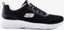 Skechers Dynamight 2.0 Hip Star dames sneakers Zwart - Thumbnail 8