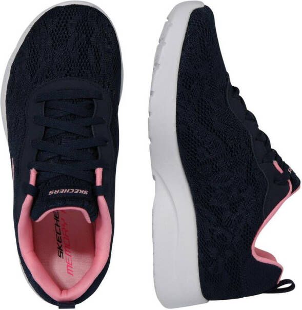 Skechers Dynamight 2.0 Homespun dames sneakers Blauw Maat Extra comfort Memory Foam36 - Foto 4