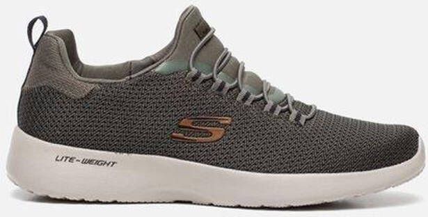 Skechers Dynamight Instappers groen Textiel