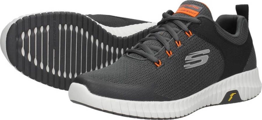 Skechers Elite Flex Prime-Take Over Heren Sneakers Charcoal Orange - Foto 14