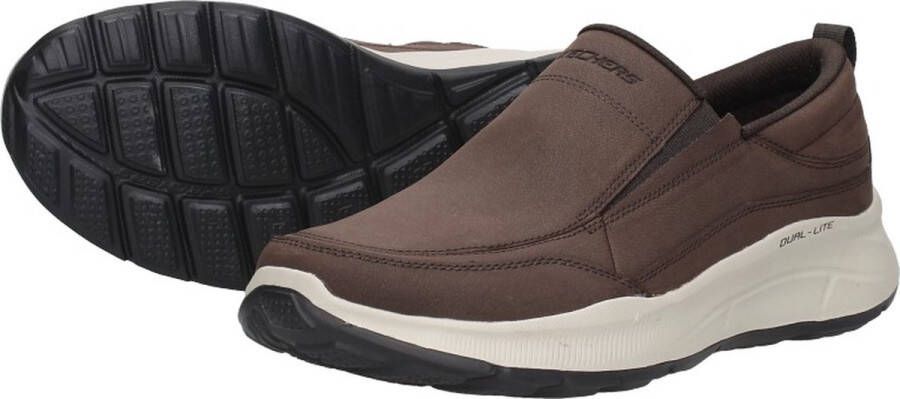 Skechers Equalizer 5.0 Harvey Heren Instappers Donkerbruin