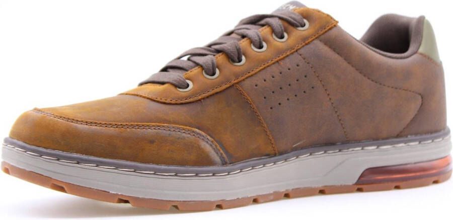 Skechers Evenston-Fanton Heren Veterschoenen Dark Brown