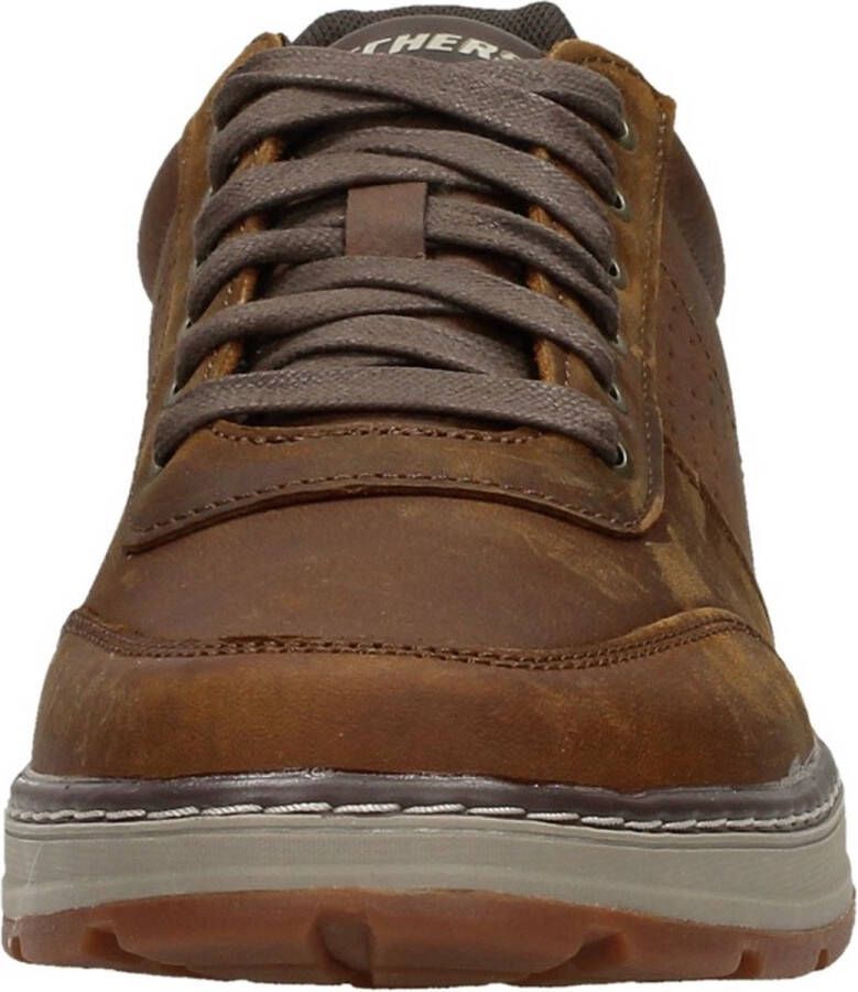 Skechers Evenston-Fanton Heren Veterschoenen Dark Brown