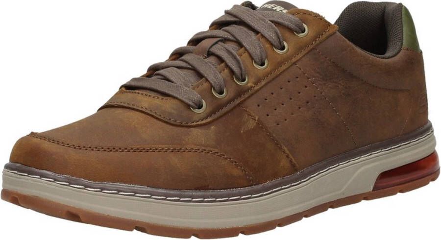 Skechers Evenston-Fanton Heren Veterschoenen Dark Brown