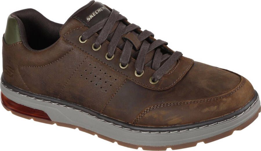 Skechers Evenston-Fanton Heren Veterschoenen Dark Brown