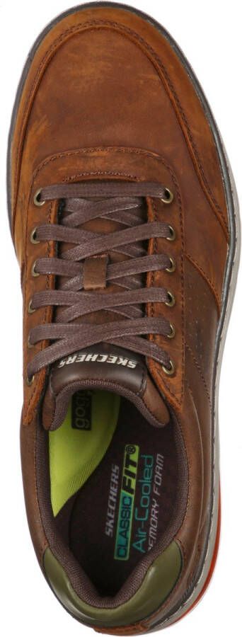 Skechers Evenston-Fanton Heren Veterschoenen Dark Brown