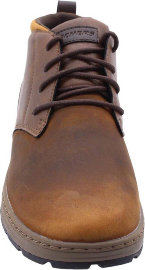 Skechers Bruine herenschoenen met veters en Aircooled Memoryfoam Bruin Heren - Foto 13
