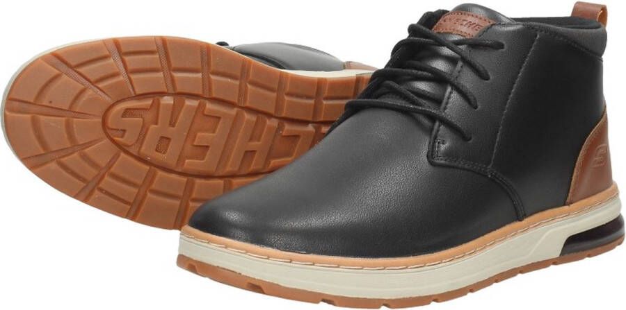 Skechers Evenston-Renli Heren Veterschoenen Black