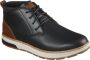 Skechers Evenston Renli leren veterschoenen zwart bruin - Thumbnail 12