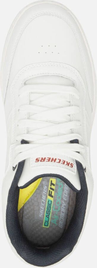 Skechers Evenston Sneakers Wit Textiel Heren