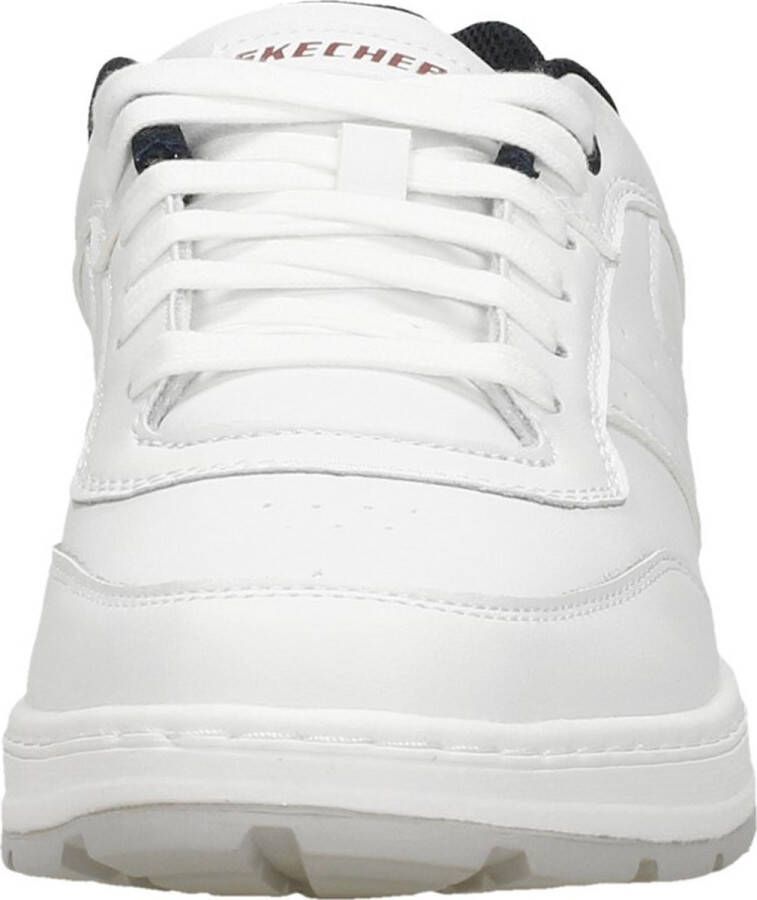 Skechers Evenston Sneakers Wit Textiel Heren