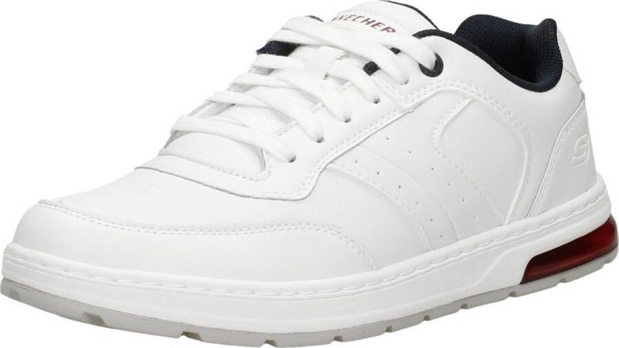 Skechers Evenston Sneakers Wit Textiel Heren