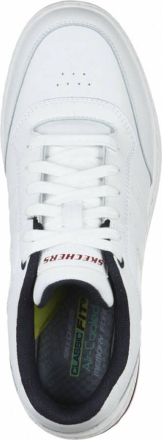 Skechers Evenston Sneakers Wit Textiel Heren