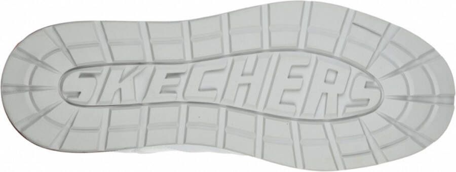 Skechers Evenston Sneakers Wit Textiel Heren