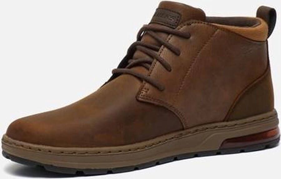 Skechers Evenston Renli 210141-CDB Mannen Bruin Laarsjes Laarzen - Foto 8