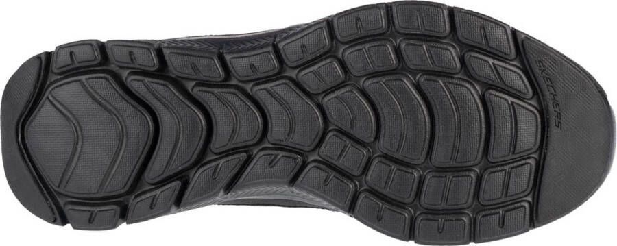 Skechers Flex Advantage 4.0 232225 BBK Mannen Zwart Trainingschoenen Sneakers - Foto 3