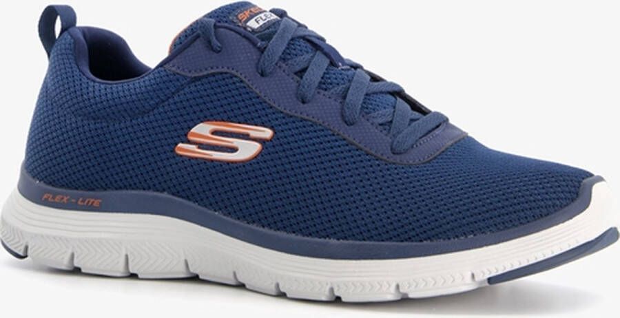 Skechers Flex Advantage 4.0 heren sneakers blauw Extra comfort Memory Foam