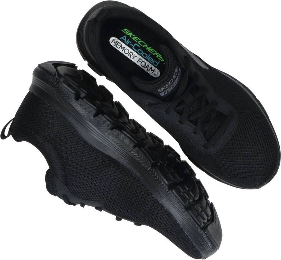 Skechers Flex Advantage 4.0 heren sneakers zwart Extra comfort Memory Foam