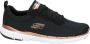 Skechers flex appeal 3.0 hardloopschoenen zwart dames - Thumbnail 8