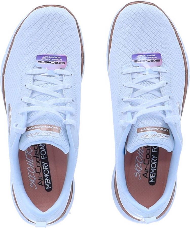 Skechers Flex Appeal 3.0 dames sportschoenen Wit Extra comfort Memory Foam