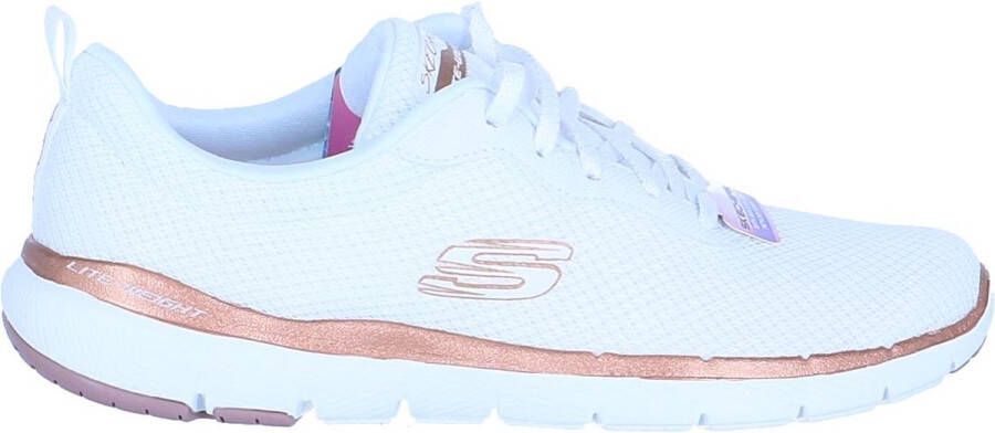 Skechers Flex Appeal 3.0 dames sportschoenen Wit Extra comfort Memory Foam