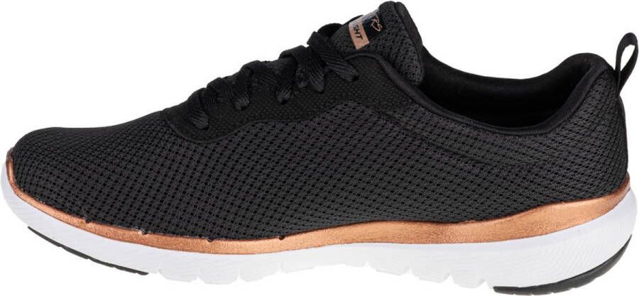 Skechers Flex Appeal 3.0-First Insight Dames Sneakers Black Rose Gold