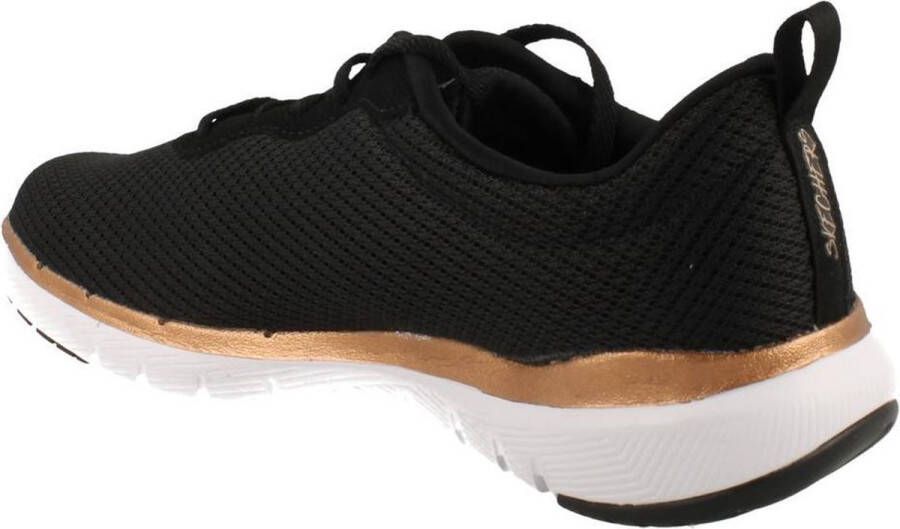 Skechers Flex Appeal 3.0-First Insight Dames Sneakers Black Rose Gold