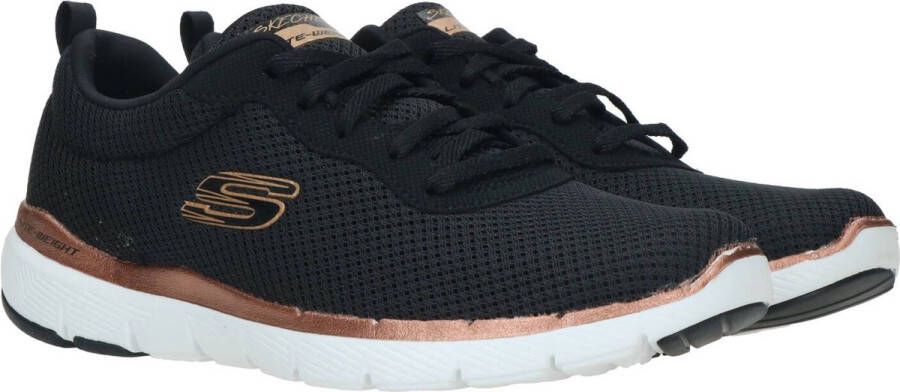Skechers Flex Appeal 3.0-First Insight Dames Sneakers Black Rose Gold