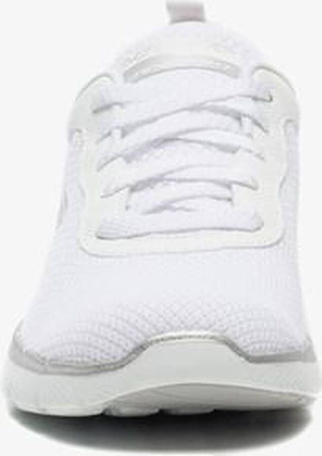 Skechers Flex Appeal 3.0 Sneakers Vrouwen wit zilver