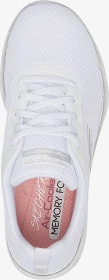Skechers Flex Appeal 3.0 Sneakers Vrouwen wit zilver