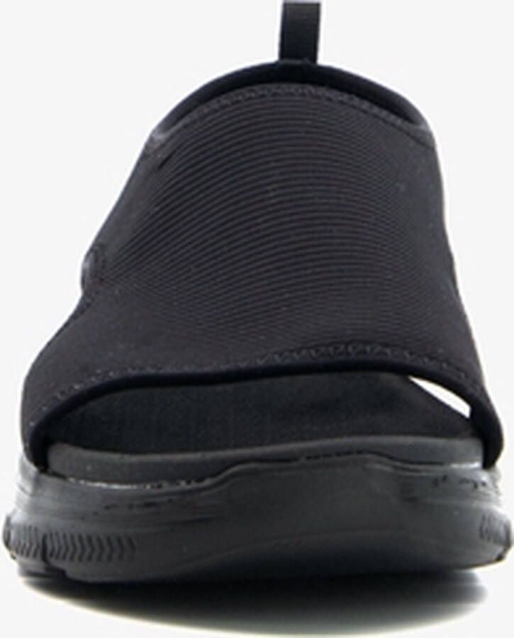 Skechers Flex Appeal 4.0 Moon Lines sandalen Zwart