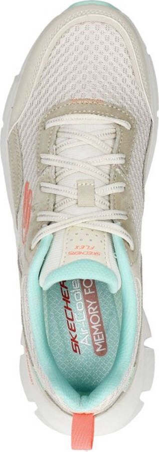 Skechers Flex Comfort Sneakers Laag gebroken wit