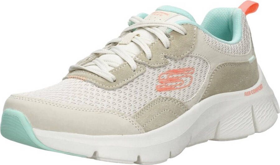 Skechers Flex Comfort Sneakers Laag gebroken wit