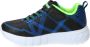 Skechers Flex-Glow Jongens Sneakers Black Blue Lime - Thumbnail 141