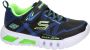 Skechers Flex-Glow Jongens Sneakers Black Blue Lime - Thumbnail 143